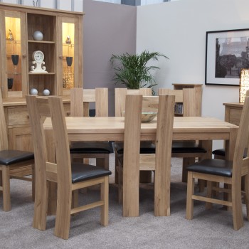 Trend Lifestyle Oak Large Dining Table