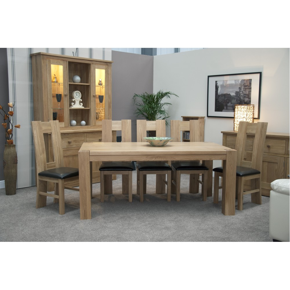 Trend Lifestyle Oak Large Dining Table