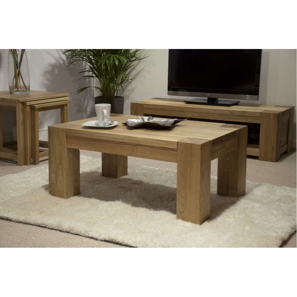 Trend Lifestyle Oak Small 3 X 2 Coffee Table