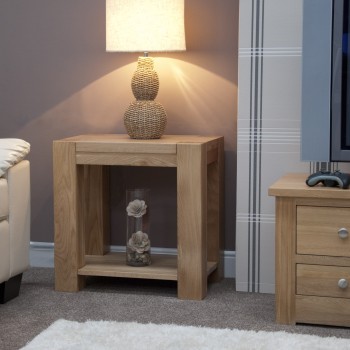 Trend Lifestyle Oak Lamp Table
