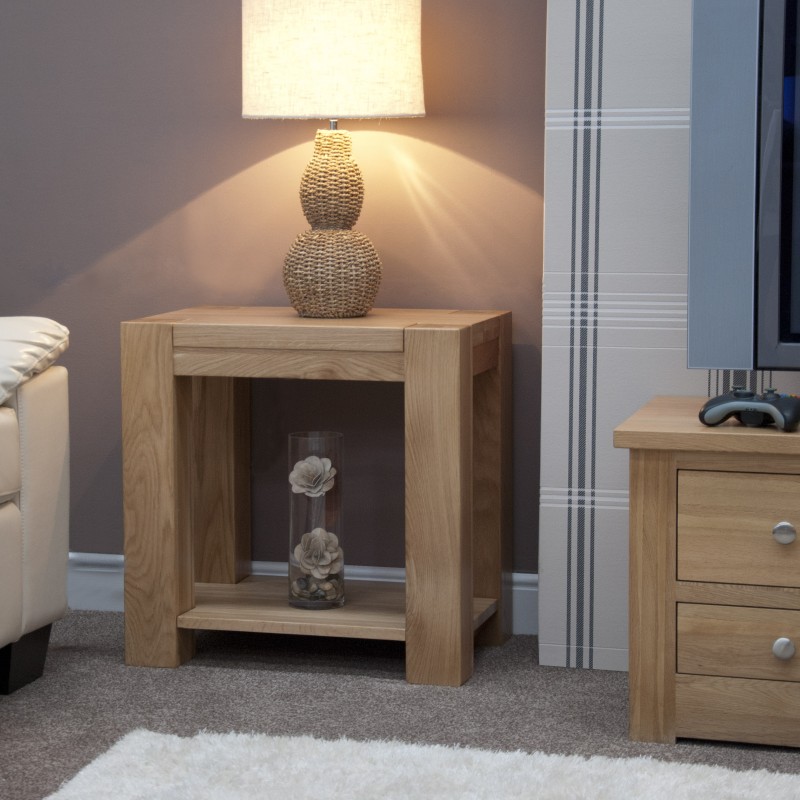 Trend Lifestyle Oak Lamp Table