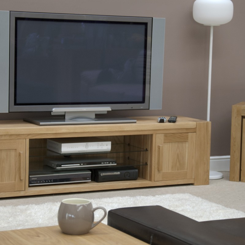 Trend Lifestyle Oak Large Plasma TV Unit