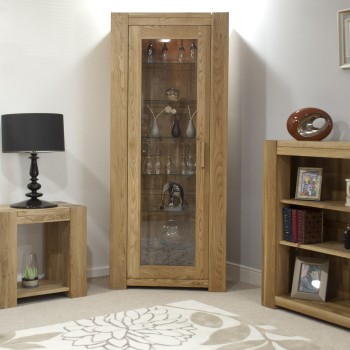 Trend Lifestyle Oak 1 Door Bookcase