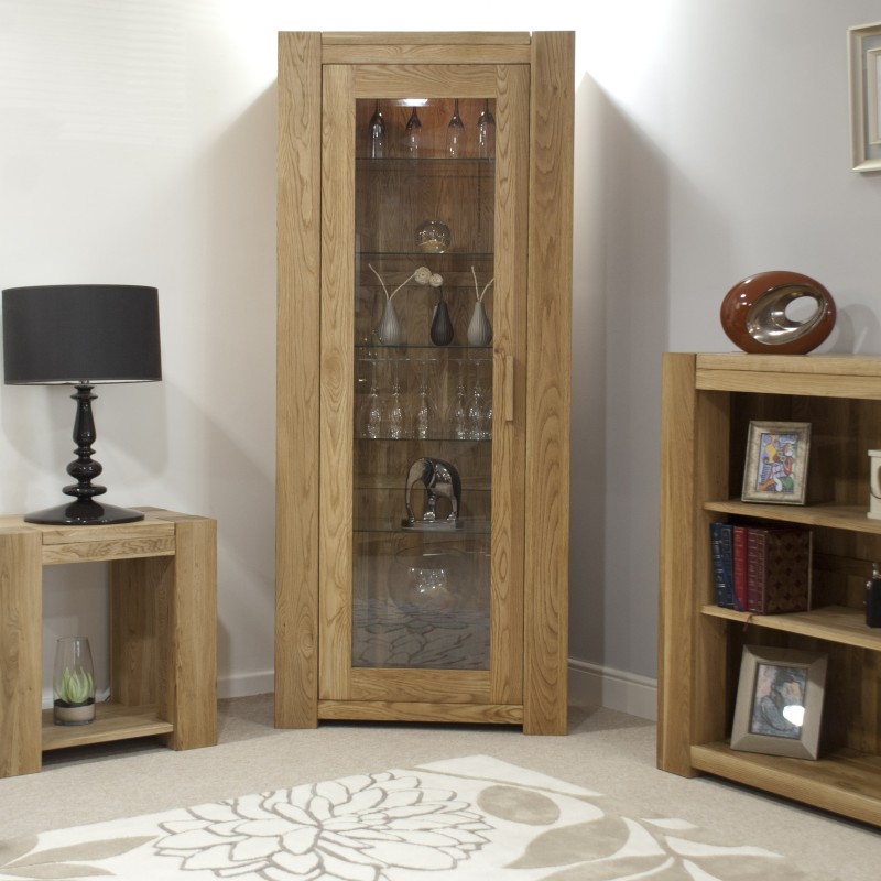 Trend Lifestyle Oak 1 Door Bookcase