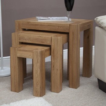 Trend Lifestyle Oak Nest of Tables