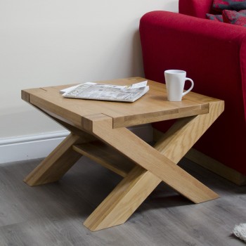 Trend Lifestyle Oak X-Leg 2 X 2 Coffee Table