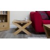 Trend Lifestyle Oak X-Leg 2 X 2 Coffee Table