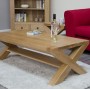 Trend Lifestyle Oak X-Leg 4 X 2 Coffee Table