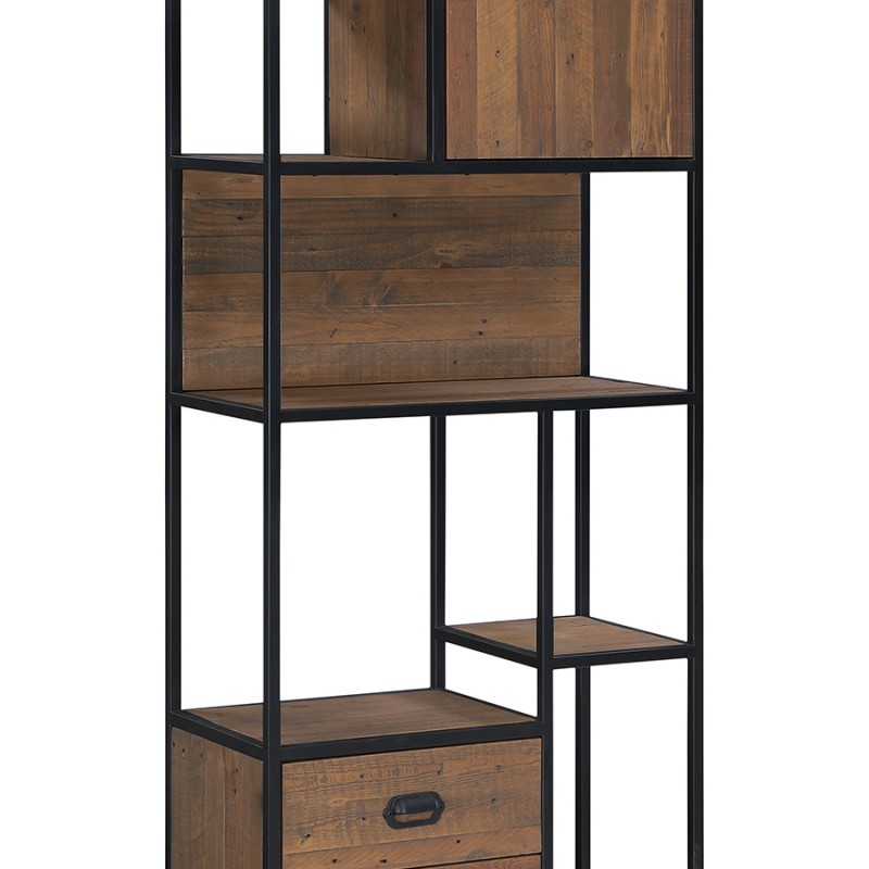 Ooki Reclaimed Large Open Bookcase