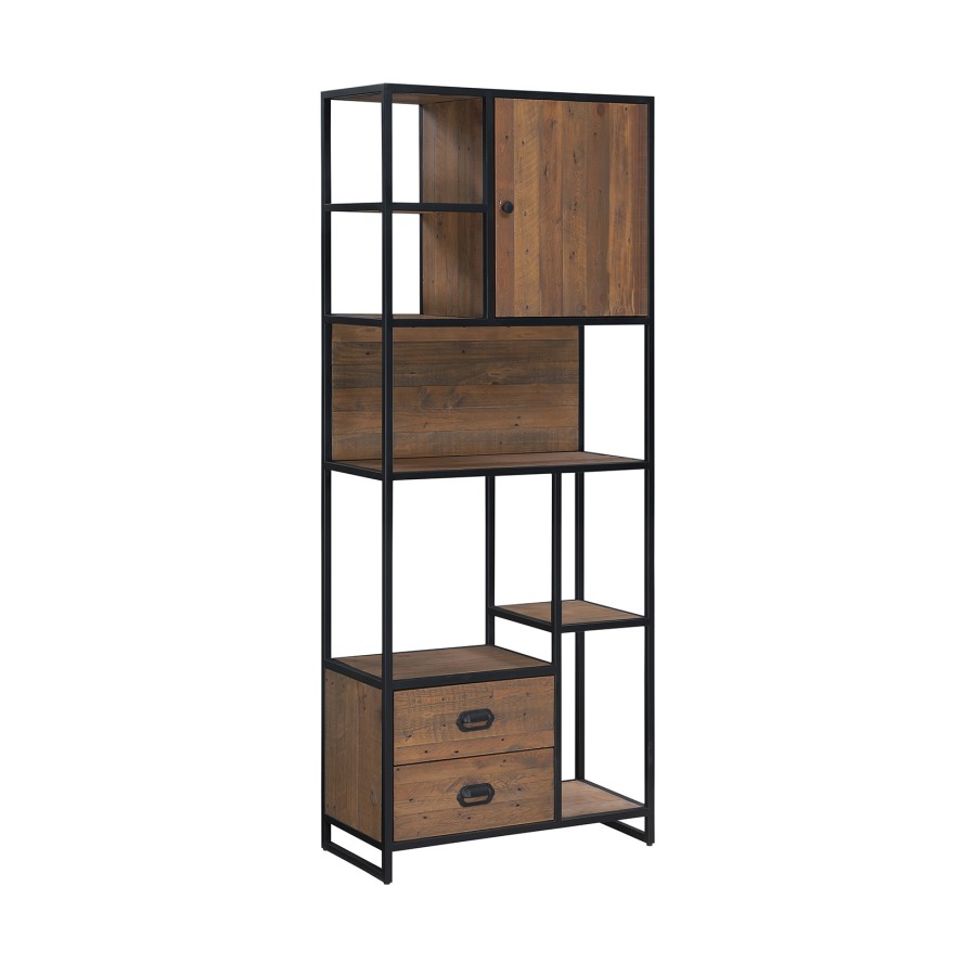 Ooki Reclaimed Large Open Bookcase