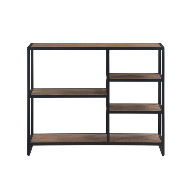 Ooki Reclaimed Low Open Bookcase