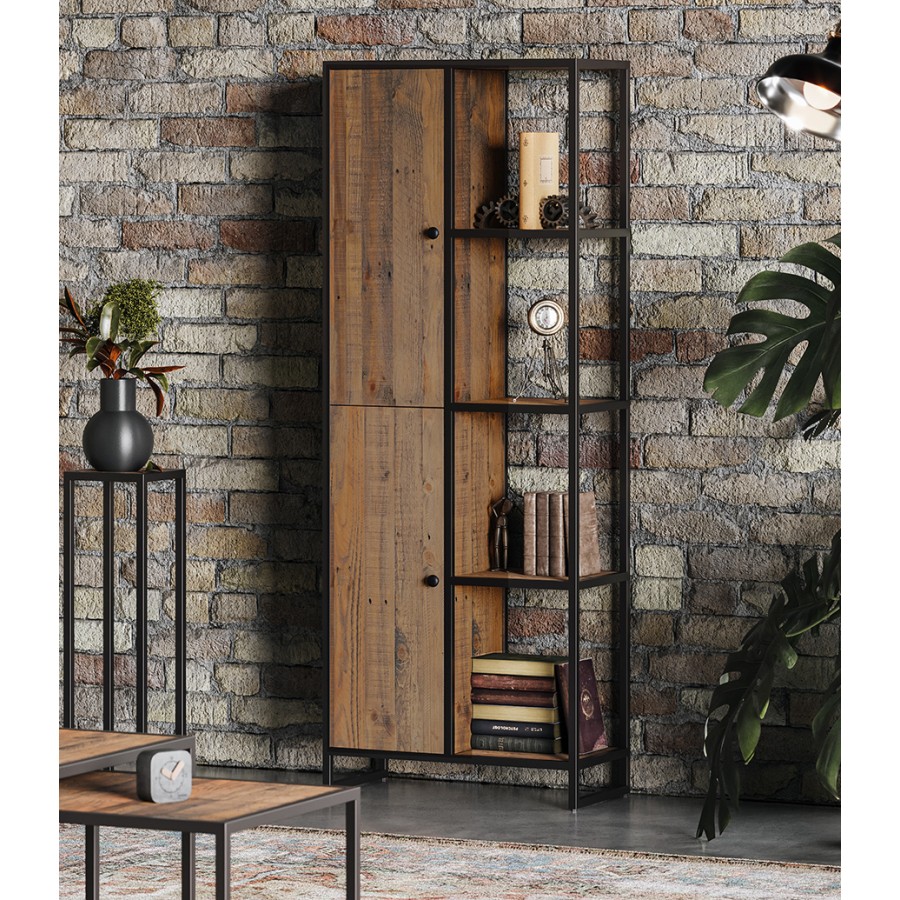 Ooki Reclaimed Tall Multi Bookcase Ooki Reclaimed Tall Multi Bookcase