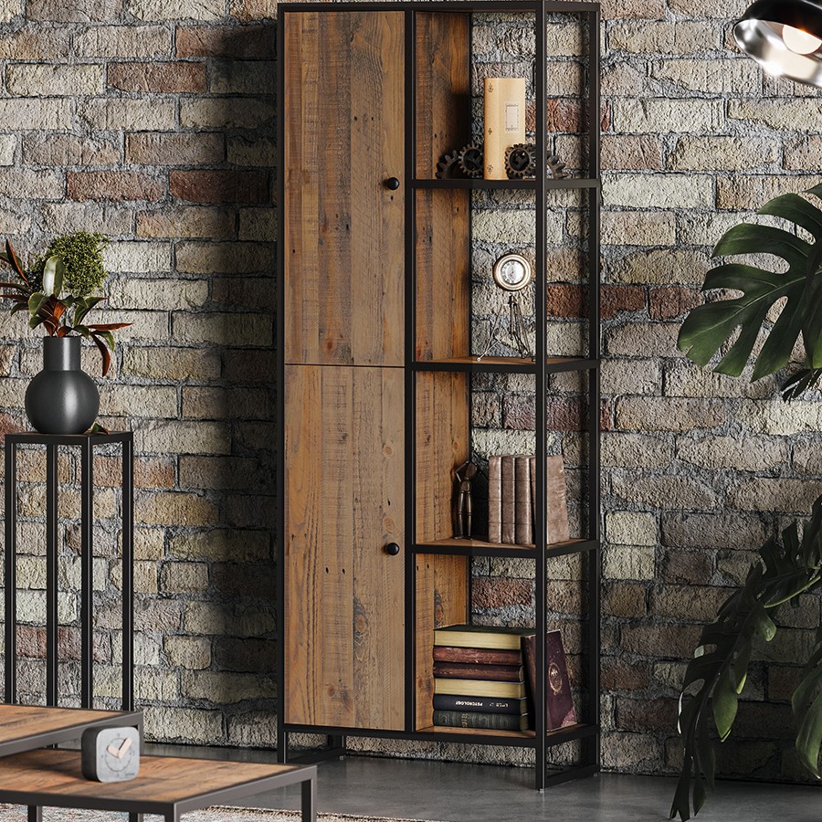 Ooki Reclaimed Tall Multi Bookcase
