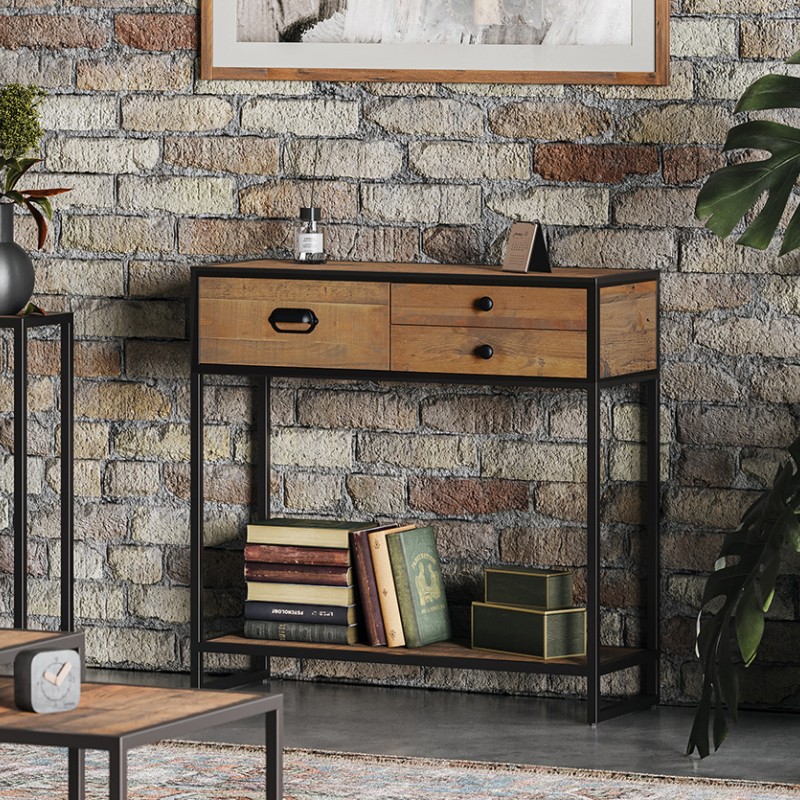 Ooki Reclaimed Small Console Table