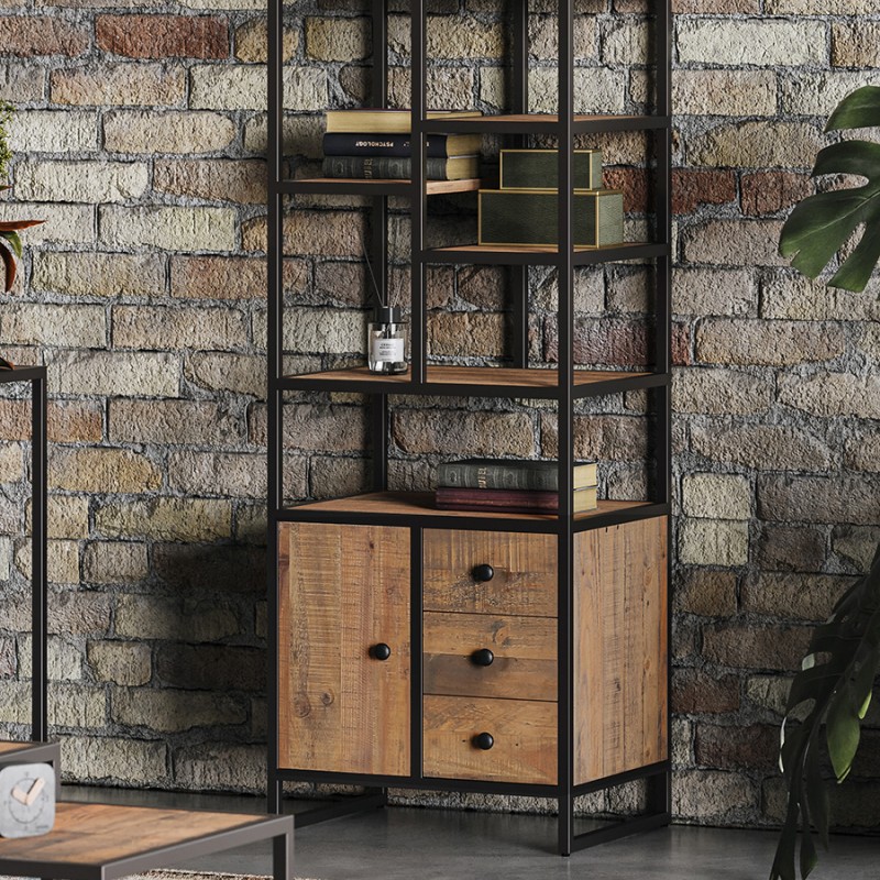 Ooki Reclaimed Modular Tall Storage Bookcase