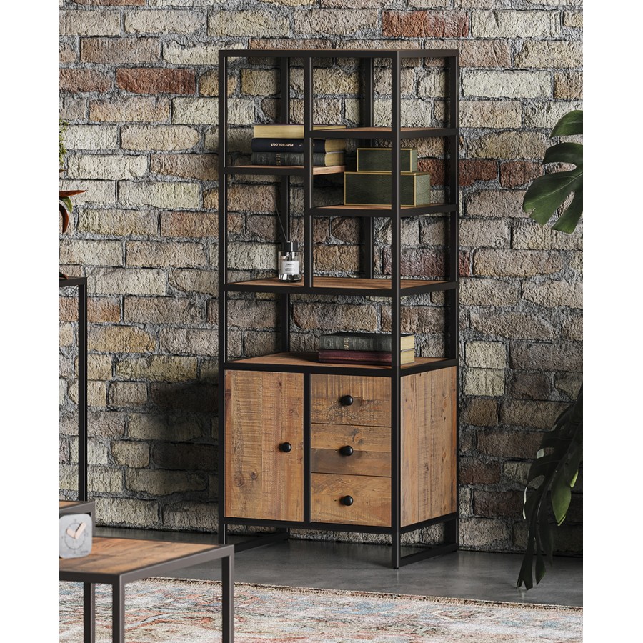 Ooki Reclaimed Modular Tall Storage Bookcase Ooki Reclaimed Modular Tall Storage Bookcase
