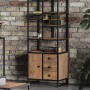 Ooki Reclaimed Modular Tall Storage Bookcase