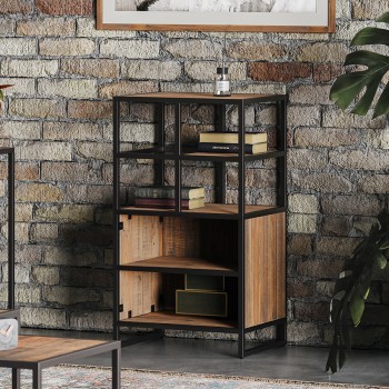 Ooki Reclaimed Modular Open Shelf Bookcase