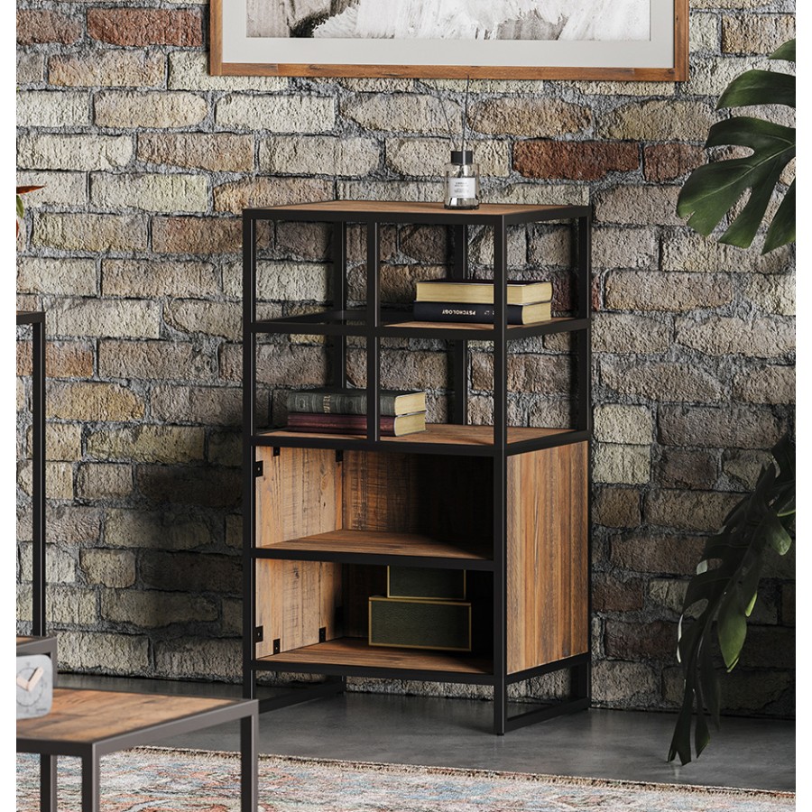 Ooki Reclaimed Modular Open Shelf Bookcase