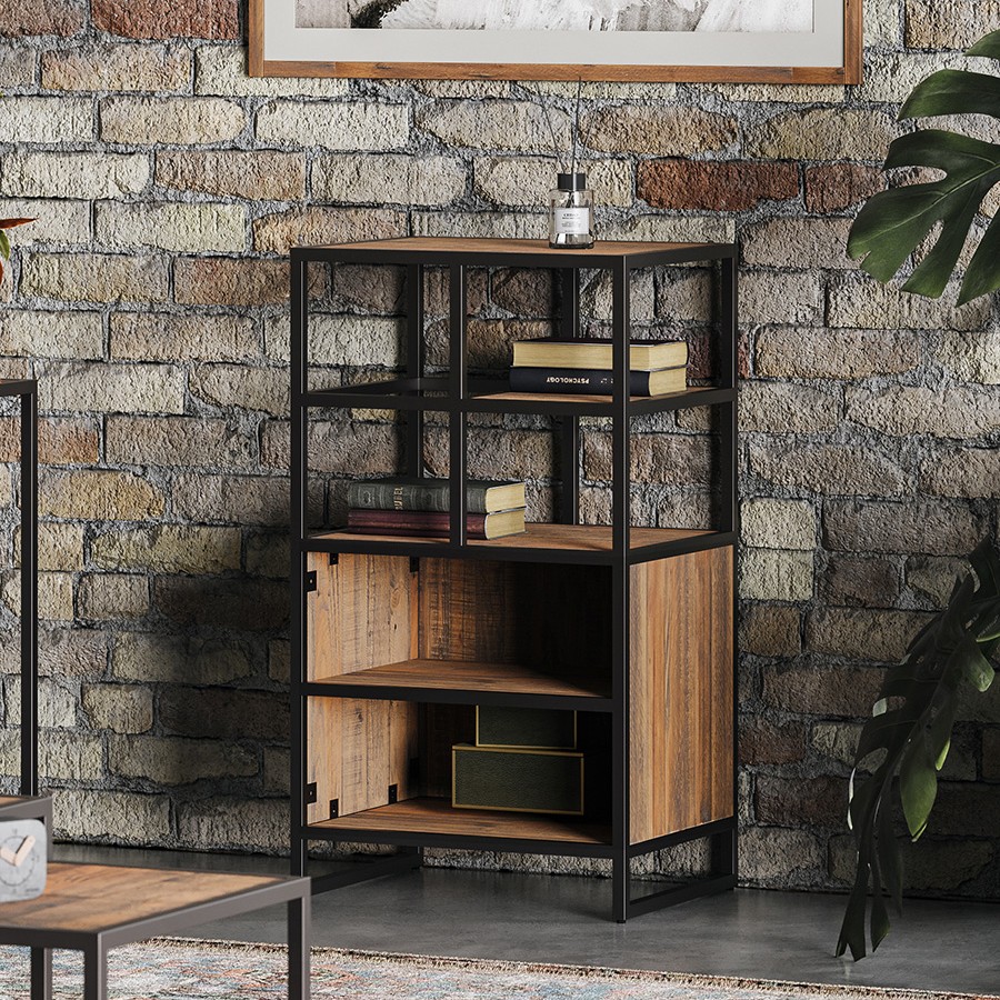 Ooki Reclaimed Modular Open Shelf Bookcase