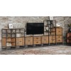 Ooki Reclaimed Modular Open Shelf Bookcase