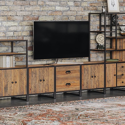 Ooki Reclaimed Modular Open Shelf Bookcase