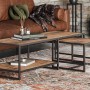 Ooki Reclaimed Large Coffee Table with Side Table