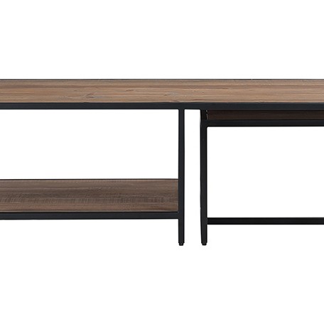 Ooki Reclaimed Large Coffee Table with Side Table