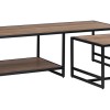 Ooki Reclaimed Large Coffee Table with Side Table