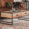 Ooki Reclaimed Coffee Table with Drawers