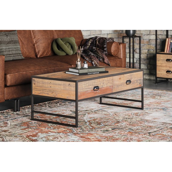 Ooki Reclaimed Coffee Table with Drawers Ooki Reclaimed Coffee Table with Drawers