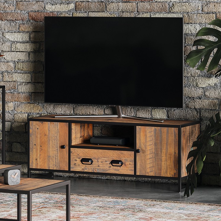 Ooki Reclaimed Medium Widescreen Television Cabinet