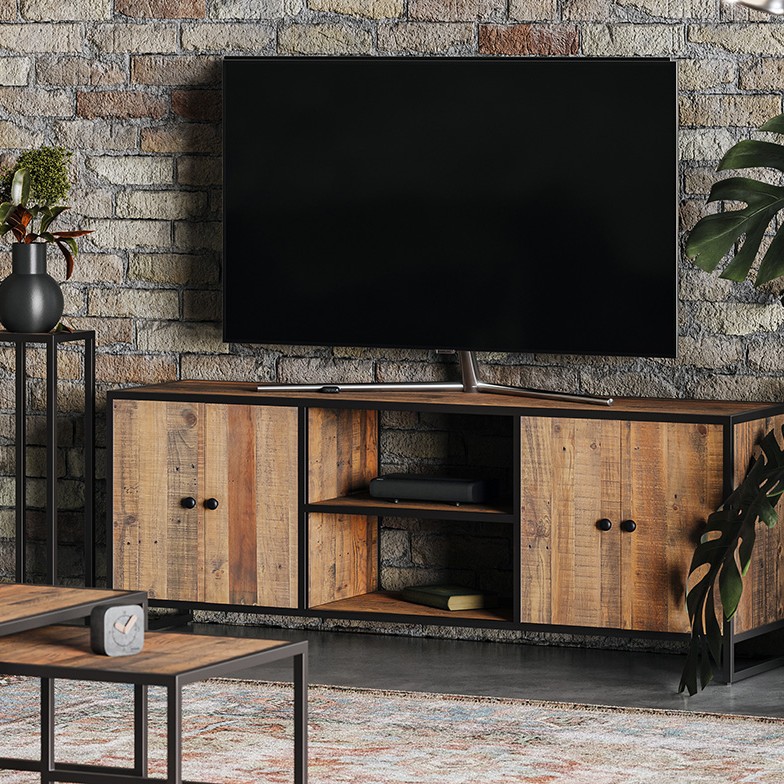 Ooki Reclaimed Large Widescreen Television Cabinet