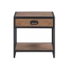Ooki Reclaimed Lamp Side Table with Drawer Ooki Reclaimed Lamp Side Table with Drawer