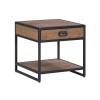 Ooki Reclaimed Lamp Side Table with Drawer Ooki Reclaimed Lamp Side Table with Drawer