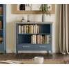 Signature Blue Low Bookcase Signature Blue Low Bookcase