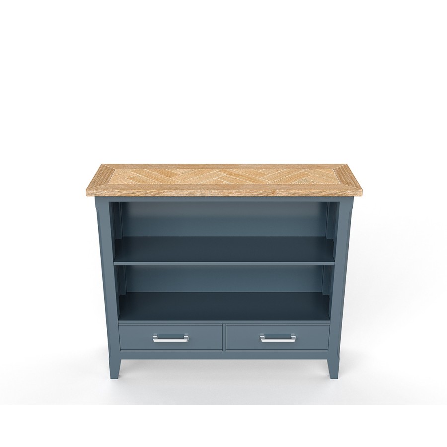 Signature Blue Low Bookcase Signature Blue Low Bookcase