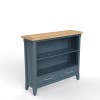 Signature Blue Low Bookcase