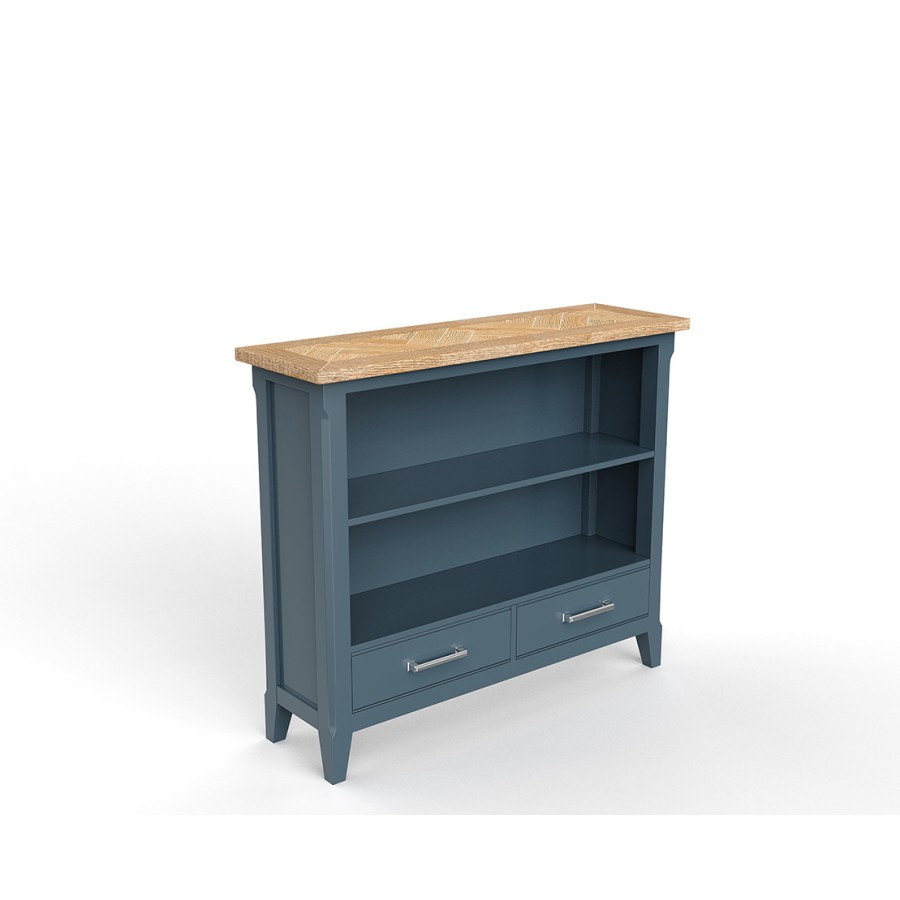 Signature Blue Low Bookcase Signature Blue Low Bookcase