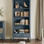Signature Blue Tall bookcase