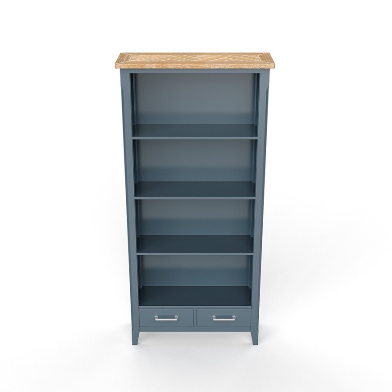 Signature Blue Tall bookcase