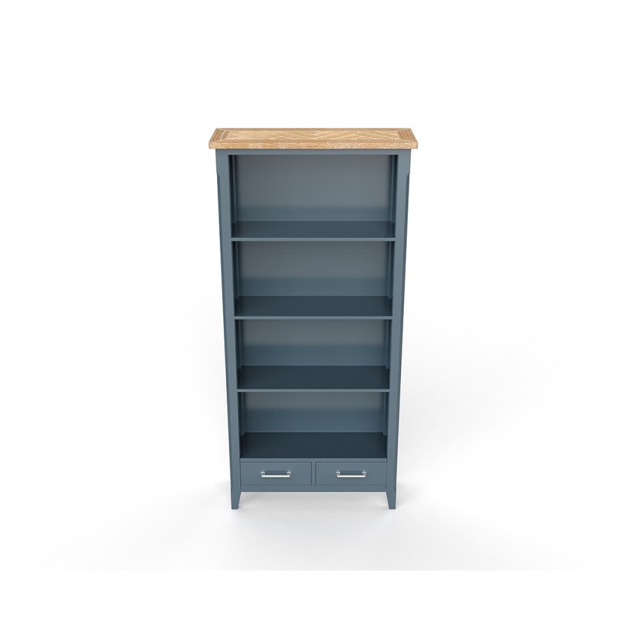 Signature Blue Tall bookcase