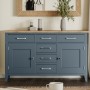 Signature Blue Large Sideboard