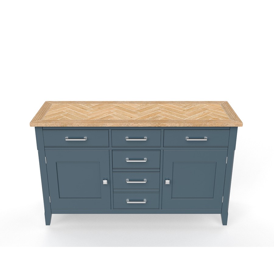 Signature Blue Large Sideboard