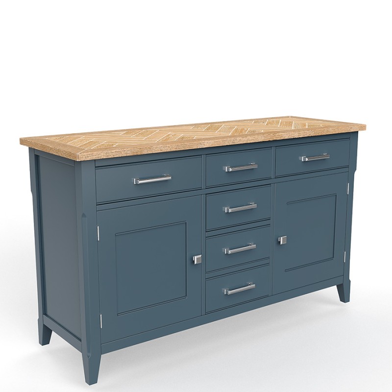 Signature Blue Large Sideboard