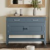 Signature Blue Small Sideboard / Hall Console Table