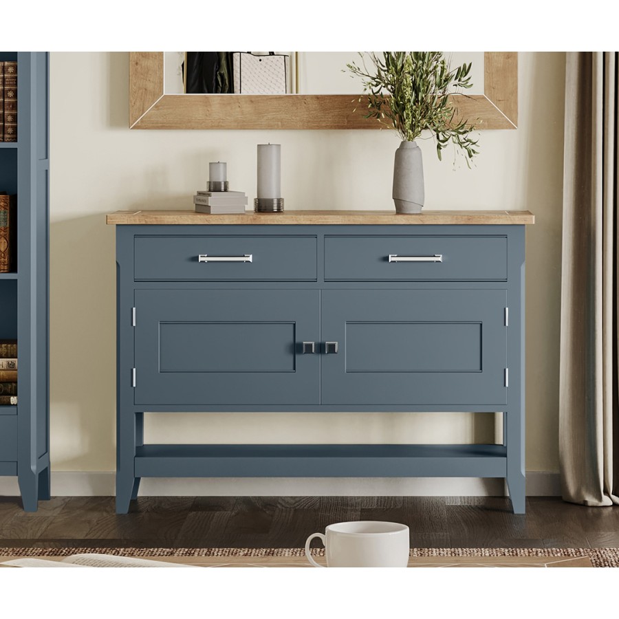 Signature Blue Small Sideboard / Hall Console Table