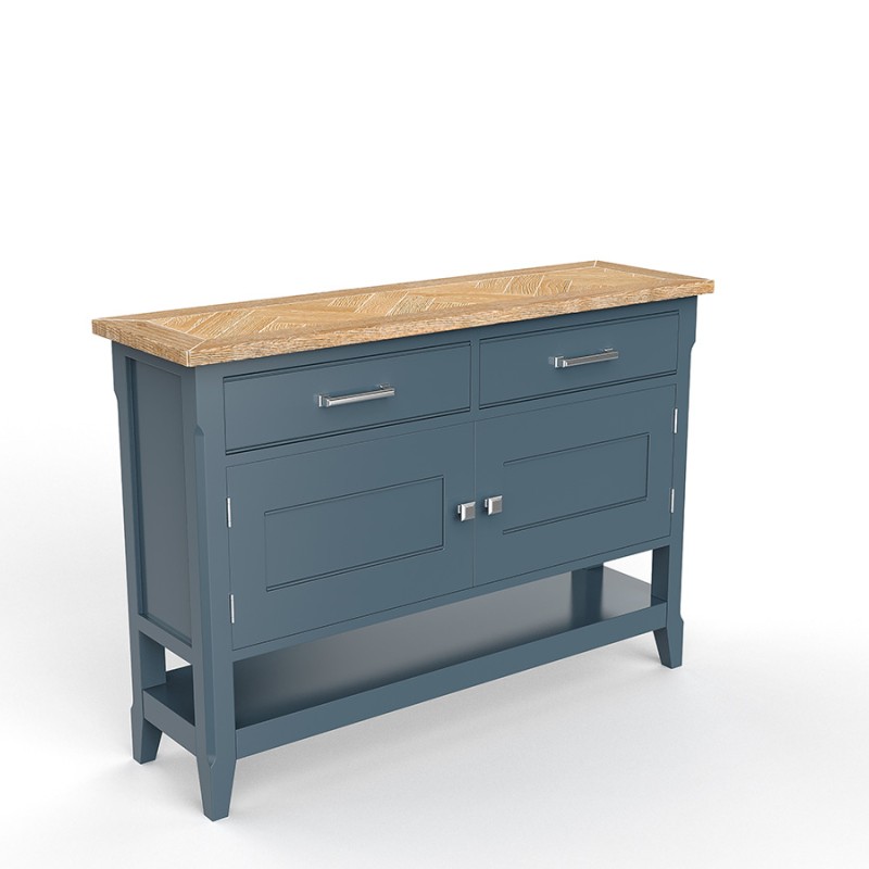 Signature Blue Small Sideboard / Hall Console Table