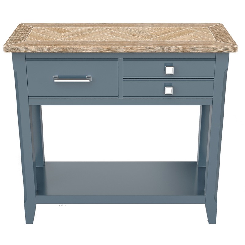 Signature Blue Reclaimed Small Console Table