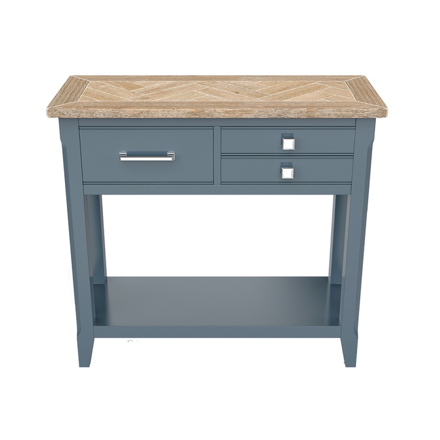 Signature Blue Reclaimed Small Console Table